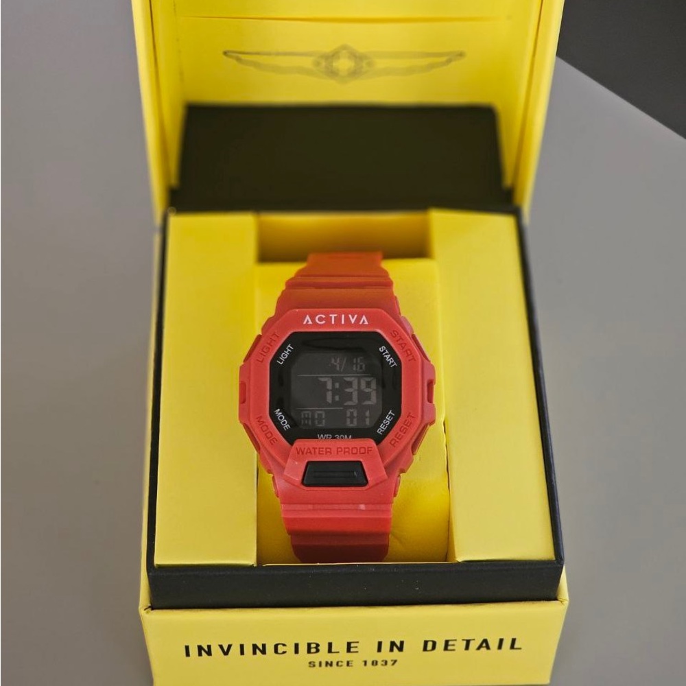 Activa Red Digital Watch